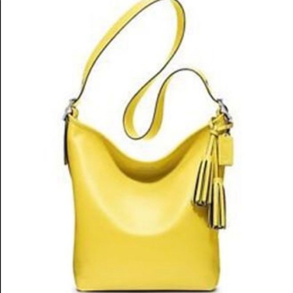 Coach Handbags - Coach Legacy Leather Duffle Bag in lemon